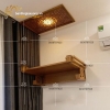 Vì sao nhà chung cư nên mua mẫu bàn thờ treo tường?