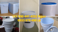 Vỏ thùng sơn 30 lít, bán xô nhựa 22 lít tròn, thùng đựng sơn nội thất 20 lít, thùng sơn trơn 18 lít