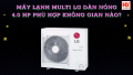 Máy lạnh Multi LG dàn nóng 4.0HP phù hợp lắp đặt không gian nào?