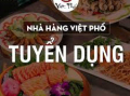 TUYỂN DỤNG NHÂN VIÊN PHỤC VỤ NHÀ HÀNG