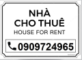 Cho thuê nhà nguyên căn mới xây mặt tiền đường Nguyên Bình – Phù hợp ở gia đình hoặc kinh doanh nhỏ