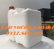 Can vuông 5l, can dẹt 5l, can nhựa có sẵn tại hà nội, can công nghiệp, can đựng hóa chất