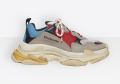 Balenciaga Vintage Triple S Trainers Fashion Sneakers Blue nam nữ