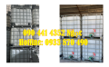 THÙNG NHỰA CHỨA CHẤT LỎNG 1000 LÍT, THANH LÝ GIÁ RẺ BỒN NHỰA CŨ ĐỰNG HÓA CHẤT NGUY HẠI NHẤT
