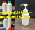 CHAI NHỰA 1 LÍT ĐỰNG SI RÔ, CHAI NHỰA 1 LÍT VUÔNG ĐỰNG MUỐI PHA LOÃNG