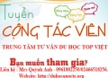 Tuyển cộng tác viên tư vấn du học lương 1000$/tháng