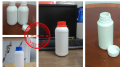 CHAI NHỰA 1 LÍT TRÒN MIỆNG NHỎ, CHAI NHỰA CÓ NGẤN 1 LÍT, CHAI 1 LÍT CÓ VẠCH CHIA