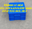 Thùng bít có nắp B8, bán khay công nghiệp tại Hà Nội, khay nhựa HPDE