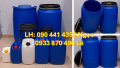 Thùng phuy 30L đựng nước sạch, thùng phuy nhựa 50 lít đựng nông sản, thùng phuy nhựa 100L đựng hàng đông lạnh