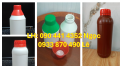 Chai nhựa 1 lít màu sắc theo yêu cầu, chai nhựa 500ml đựng hóa chất y tế phân loại, chai nhựa dày 250ml đựng mỹ phẩm