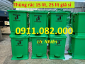 Thanh lý cuối năm thùng rác y tế, thùng rác nhựa 120l 240l 660l giá rẻ ưu đãi- lh 0911082000