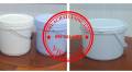 Thùng sơn nhựa 18 lít nắp rót, thùng nhựa 16 lít đựng sơn dầu, vỏ thùng đựng sơn 12 lít vuông