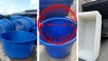 Thùng nhựa chữ nhật 1800 lít đựng vật liệu, thùng nhựa tròn 2000 lít đựng nông sản