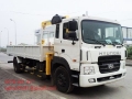 Thanh lý gấp xe Huyndai HD170 năm 2015 gắn cẩu 5 tấn-Hàng tồn-Giá rẻ