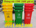 Giá rẻ thùng rác đạp chân, thùng rác 120l 240l, thùng rác nắp bật- lh 0911082000