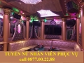 Tuyển nữ nhân viên Phục vụ, PR, PG, PB Tiệc - Bar - Karaoke tại Hà nội