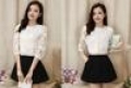 Áo Ren Fancy Trắng Dễ Thương Kết Ngọc Trai Tinh Tế Bán Ở Đâu Giá Tốt