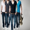 Áo thun body cổ tim