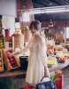 Đầm form xòe mùa thu dịu dàng