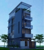 Tham khảo mẫu thiết kế nhà phố 5 tầng 5x13m diện tích 60m2 và 4 phòng ngủ