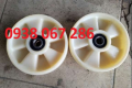 Bánh xe nâng tay kéo pallet Nylon trắng 180x50mm