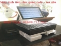 Trọn bộ máy tính tiền cảm ứng 2 màn hình chất lượng cho quán cafe tại cà mau