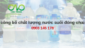 Công bố chất lượng nước suối đóng chai trọn gói