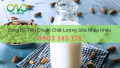 Công bố tiêu chuẩn chất lượng sữa hạnh nhân nhập khẩu