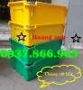 Khay nhựa đựng phụ tùng có quai xách, thùng nhựa đặc A2 có quai sắt, hộp nhựa đặc(HỘP NHỰA A2)