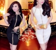 Đầm ôm body đính kim sa sang trọng