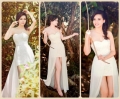 Đầm ren maxi cúp ngực quyến rũ