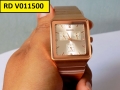 Đồng hồ nam dây inox trắng thiết kế độc đáo cho bạn trẻ thể hiện cá tính