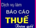 Nhận làm báo cáo thuế tại nhà