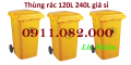 Thùng rác chất lượng giá rẻ- thùng rác 120l 240l 660l mẫu mã đẹp- lh 0911082000