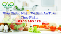 Giấy chứng nhận vệ sinh an toàn thực phẩm được cấp ở đâu?
