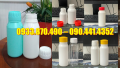 Chai nhựa 1 lít tròn, chai vuông 500ml đựng nông dược, chai nhựa 250ml đựng thuốc trừ sâu