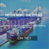 Cước Vận Chuyển Hàng Từ Hồ Chí Minh Đi Hải Phòng