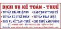 Nhận làm kế toán, báo cáo thuế, quyết toán thuế cho các doanh nghiệp