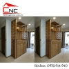 Vách ốp tường phòng thờ-vách ngăn cnc phòng thờ tphcm