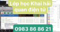 Mở lớp nghiệp vụ khai hải quan điện tử