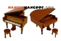 Hộp nhạc gỗ dương cầm, hộp nhạc máy may, trái tim, máy hát đĩa, máy chiếu phim