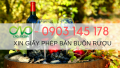 Hướng dẫn xin giấy phép bán buôn rượu nhanh nhất