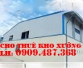 cho thuê: 4 nhà xưởng(500m2;600m2,800m2;1.000m2) Vỉnh Lộc;Lại Hùng Cường…