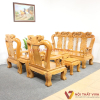 Bộ Salon Gõ Đỏ Chân Rồng Chạm Đào Tay 12 6 Món Sang Trọng