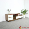 Kệ Tivi Phòng Ngủ Gỗ MDF Melamine Màu Óc Chó Hiện Đại Giá Rẻ