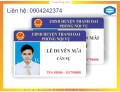 In thẻ nhân viên giá rẻ tại Hà Nội ĐT0904242374