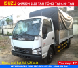 Bán xe tải Isuzu 2t2 thùng dài 4m4 vào thành phố giá hấp dẫn