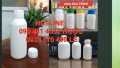 Vỏ chai nhựa 0.5 lít, chai nhựa 250ml đựng chất điều chỉnh, chai nhựa 100ml đựng chất khử axit