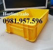 Thùng nhựa đặc B2, Khay nhựa B2 là loại khay chữ nhật có nắp, chịu lực tốt, bền bỉ