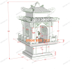 Kích thước xây cây hương xây ngoài trời mới nhất
